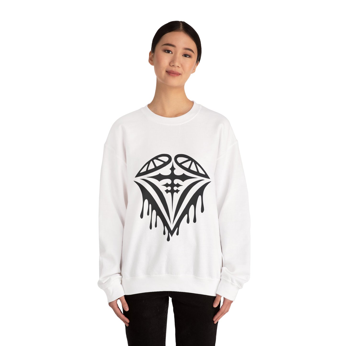 Unisex Heavy Blend™ Crewneck Sweatshirt - Artistically Bold Design for Creative Souls